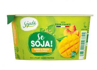 Especialidad de soja – Mango y Melocotón, de Sojade