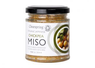 Miso de garbanzos japonés ecológico sin pasteurizar, de Clearspring