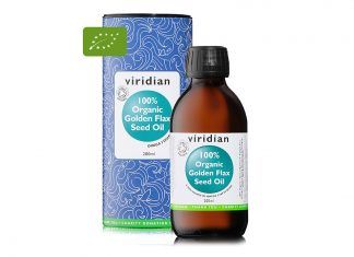 100% Aceite de Lino Dorado Bio 200ml, de Viridian