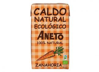 Caldo natural ecológico de zanahoria, de Aneto Natural