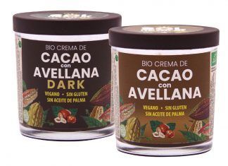 Cremas de cacao para untar Clásica y Dark, de Sol Natural