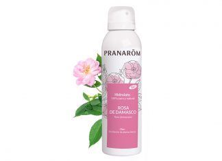 Hidrolato Rosa de Damasco, de Pranarôm