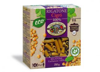 Rigatone de Garbanzo 100% Eco, de Hort del Silenci