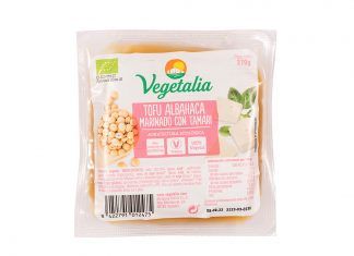 Tofu albahaca marinado con tamari, de Vegetalia