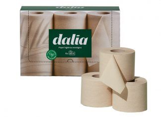 Pack de 6 rollos de papel higiénico eco, de Dalia