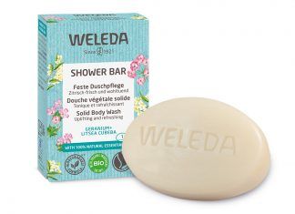 Jabón de ducha sólido refrescante, de Weleda