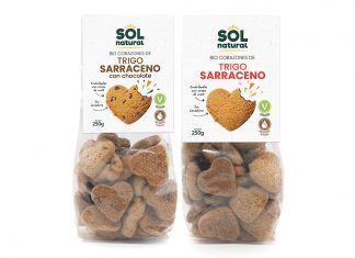 Nuevas Galletas Veganas de Trigo Sarraceno, de Sol Natural