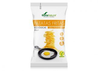 Patatas Fritas Ecológicas Sabor Huevo Frito, de Soria Natural