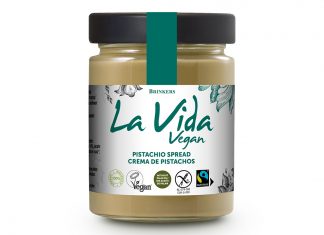 Crema de chocolate y pistacho, de La Vida Vegan