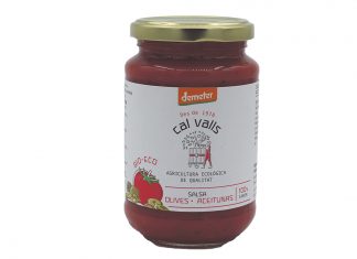 Salsa de tomate con aceitunas, de Cal Valls
