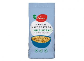 Copos de maíz sin gluten bio, de El Granero