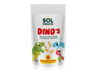 Galletas infantiles de avena endulzadas con frutas, de Sol Natural