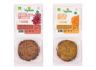 Vegeburgers de legumbres, de Vegetalia