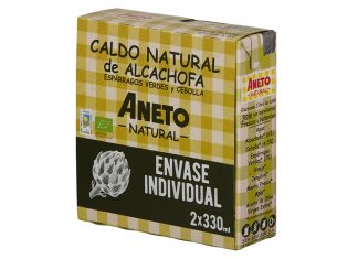 Caldo natural de alcachofa, de Aneto Natural