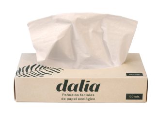 Caja de Caña de Azúcar con 150 Pañuelos Eco, de Dalia