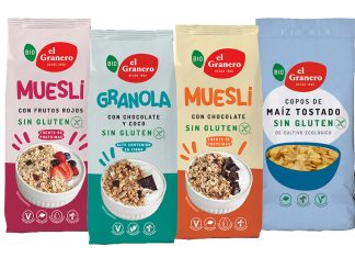Cereales de Desayuno Sin Gluten Bio, de El Granero