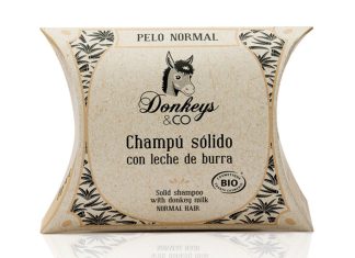 Champú Sólido con Leche de Burra, de Donkey’s & Co
