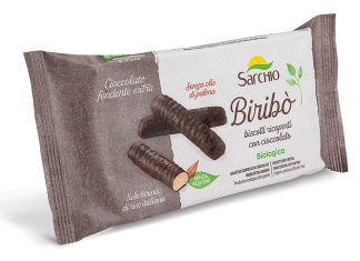 Galletas BIRIBÒ (cubiertas de chocolate negro), de Sarchio
