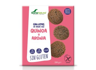 Galletas de Quinoa y Aronia Sin Gluten, de Soria Natural