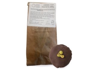 Galletas de Trigo Sarraceno y Pistacho Recubiertas de Chocolate Bio, de Artipa
