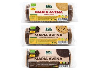 Galletas maría de avena sin gluten, de Sol Natural