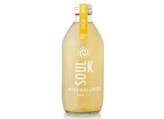 Kombucha “Super Roots” con Jengibre y Cúrcuma, de Soul K