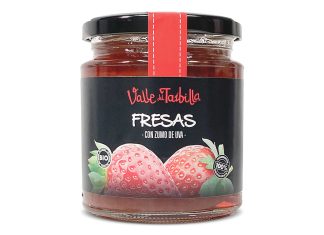 Mermelada Bio Sin Azúcar de Fresas con Zumo de Uva,100% Fruta, de Valle del Taibilla