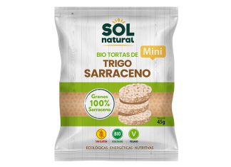 Mini tortitas 100% trigo sarraceno, de Sol Natural