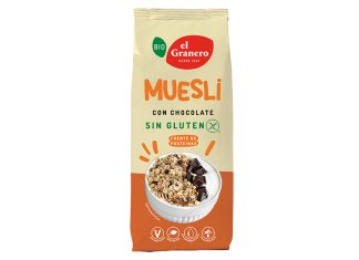 Muesli de chocolate sin gluten bio, de El Granero