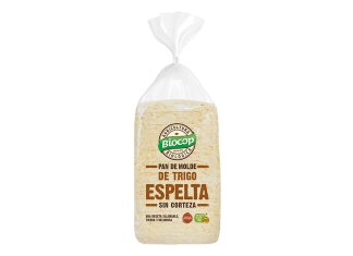 Pan de Molde Trigo Espelta Sin Corteza, de Biocop