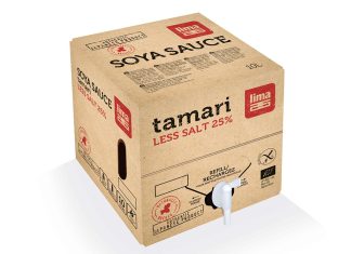 Tamari Reducido en Sal 25% en BIB de 10L, de Lima