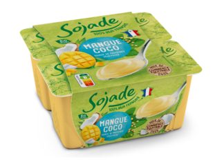 Postres Vegetales de Mango y Coco, de Sojade
