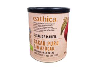 Cacao puro lata BIO 280g, de eathica