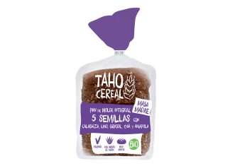 Pan de molde integral 5 semillas con masa madre bio, de Taho Cereal