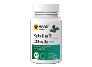 2 en 1 Espirulina & Chlorella Bio, de Raab Vitalfood