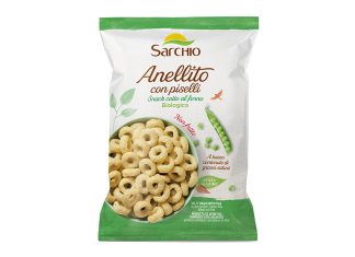 Anellito con Piselli (Snack Horneado con Guisantes), de Sarchio