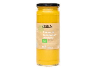 Crema de Zanahoria y Cúrcuma 450g Bio, de Carlota Organic