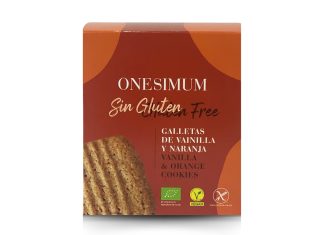 Galletas sin Gluten de Vainilla y Naranja, de Onesimum