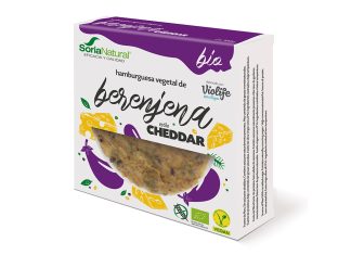 Hamburguesa de Berenjena Estilo Cheddar, de Soria Natural