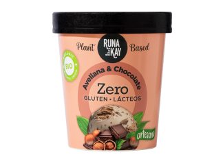 Helado Vegano de Avellana con Chocolate sin Gluten, de Runakay