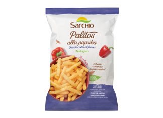 Palitos Alla Paprika (Snack Horneado con Paprika), de Sarchio