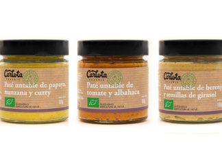 Patés Untables Vegetales 180g Bio, de Carlota Organic