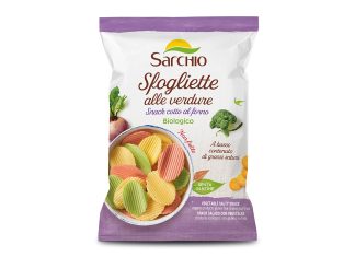 Sfogliette Alle Verdure (Snack Horneado con Verduras), de Sarchio