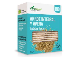 Tostadas de Arroz Integral y Avena sin Gluten, de Soria Natural