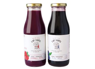 Zumos de Arándano Rojo y Azul, de Cal Valls