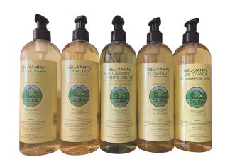 Familia de geles-champús 750ml, de Cosmètics Giura