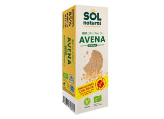 Galletas de avena endulzadas solo con fruta, de Sol Natural