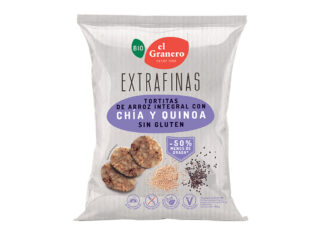 Tortitas extrafinas de arroz integral, chía y quinoa, de El Granero