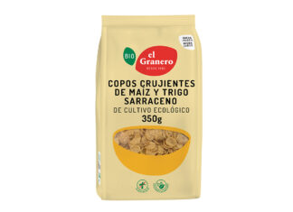 Copos crujientes de maíz y trigo sarraceno, de El Granero