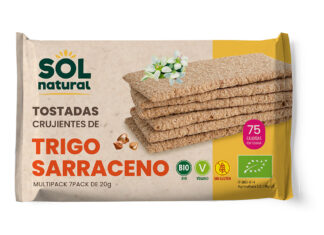 Tostadas 100% Trigo Sarraceno, de Sol Natural